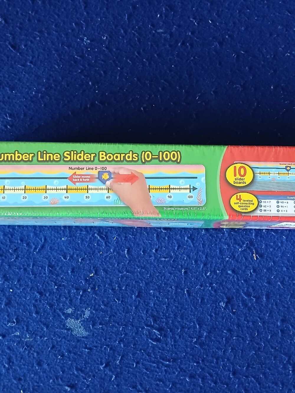 Lakeshore Number Line Slider Boards Set of 10 New